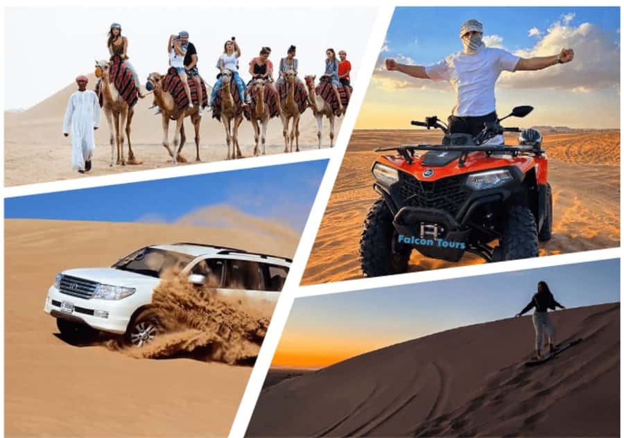 Doha Safari: ATV Ride, Dune Bashing, & Sandboarding Fun - Tea and a short camel ride