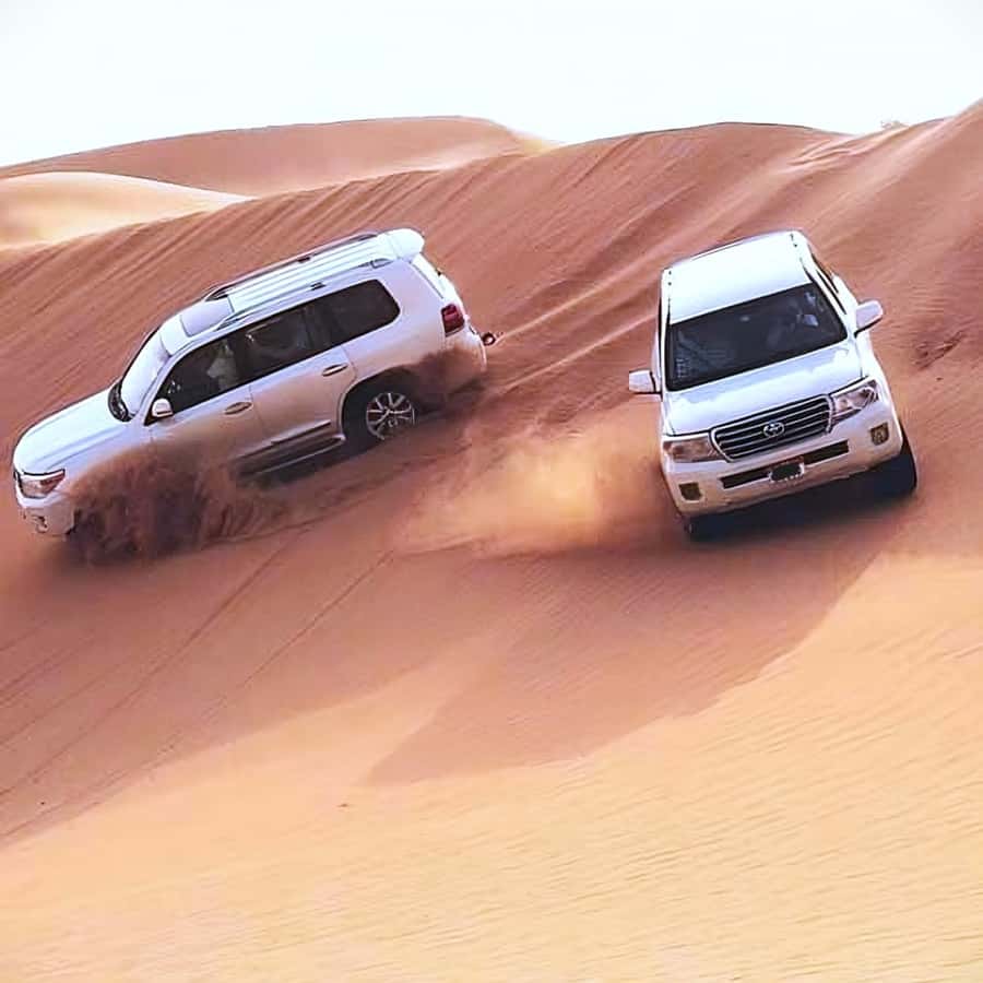 Doha Safari: ATV Ride, Dune Bashing, & Sandboarding Fun - Ten minutes of sandboarding