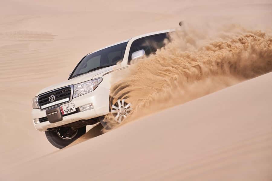 Doha: Safari, Camel Ride, Sandboarding and Inland Sea Tour - Reaching the Inland Sea, Qatar’s great desert view