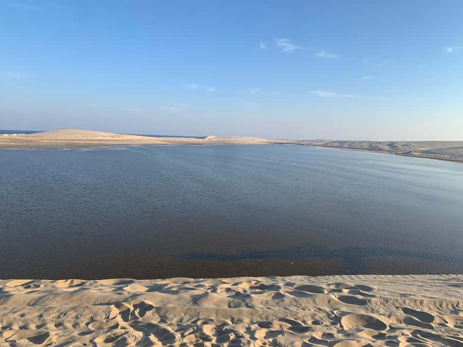 Doha: Safari | Inland Sea Tour | Camel Ride | Sandboarding - Leaving Doha in a 4WD