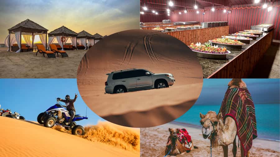 Doha:Safari Tour with Lunch/Dinner in Desert by the Sea Side - Khor Al Udaid, where dunes meet the sea
