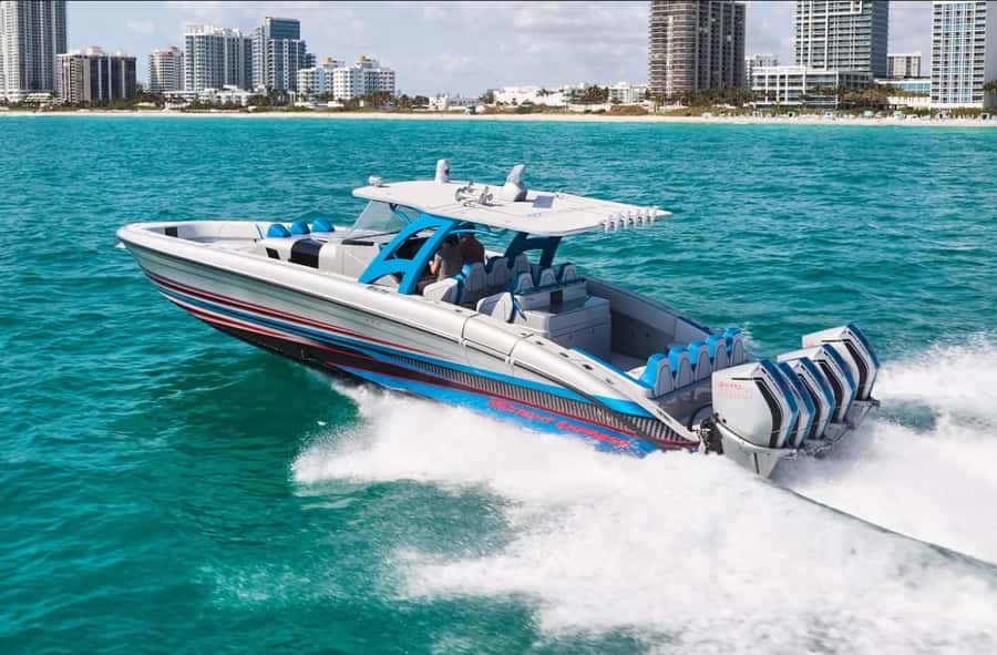Doha: Speed Boat Adventure – 1 Hour Thrill Ride - West Bay and The Pearl-Qatar from a better angle