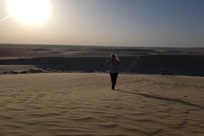 Doha: Sunrise /Sunset Desert Safari with Sand Boarding,Camel ride - Who will enjoy this desert safari most