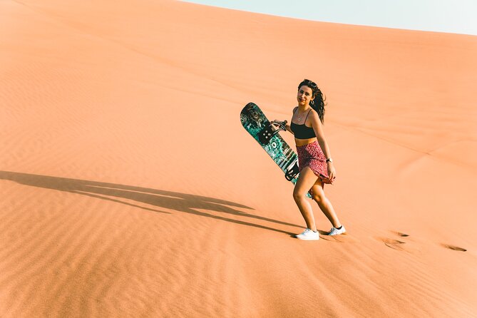 Doha: Sunset Desert Safari, Camels, Sandboarding & Inland Sea - From Doha to the open desert