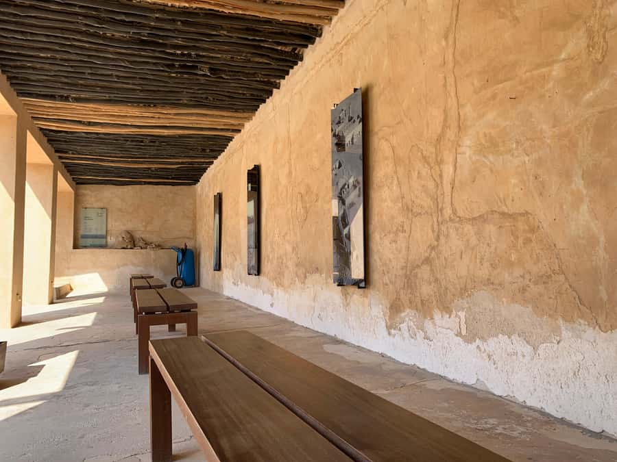 Doha: Zubara UNESCO Site, Mangroves & Jumail Village - Walking through abandoned Jumail Village