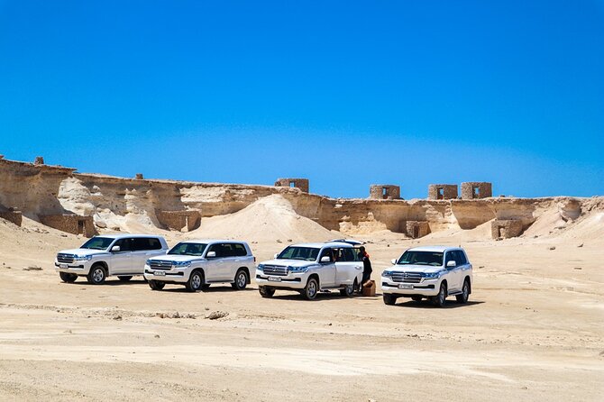 Dukhan and Zekreet Tour - Richard Serra’s East-West/West-East sculpture