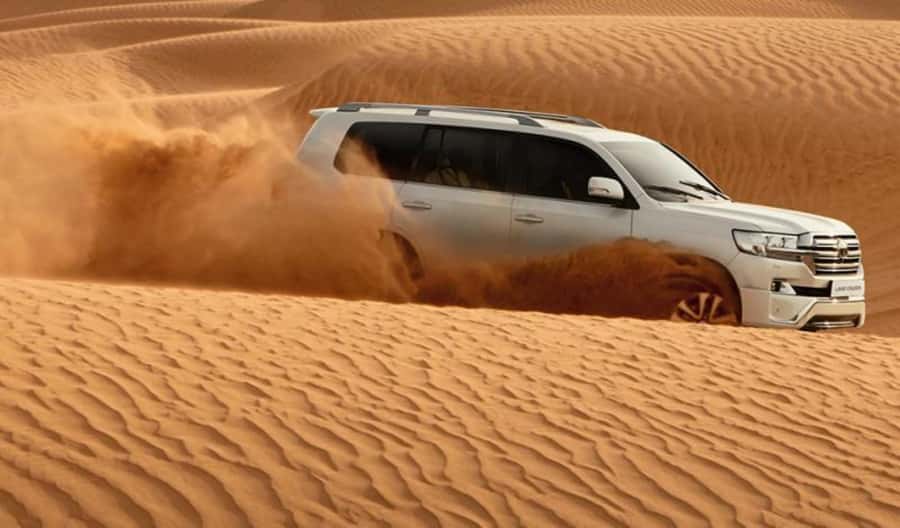 Explore desert Qatar: Off-Road Adventures, dune bashing Tour - Tea, tire pressure, and a short camel ride