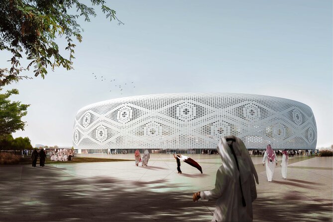 FIFA 2022 World Cup Stadiums in Qatar - Private Trip from Doha with Hotel Pickup - Al Bayt Stadium and nomadic design ideas