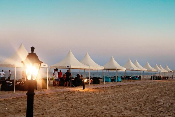 Full Day Desert Safari with Camp Access, Buffet Dinner,Camel Ride - Sealine Beach and the start of dune bashing