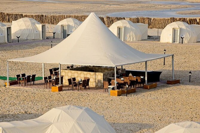 Full-Day DesertSafari with Camel Ride,InlandSea & BBQ Desert Camp - Sealine Beach begins the active part of the tour
