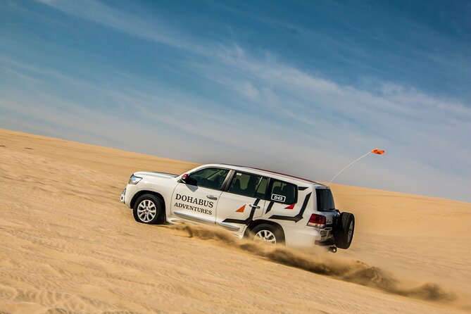 Full-day Qatar desert safari: dune bashing, sandboarding, camels - What $192 buys you