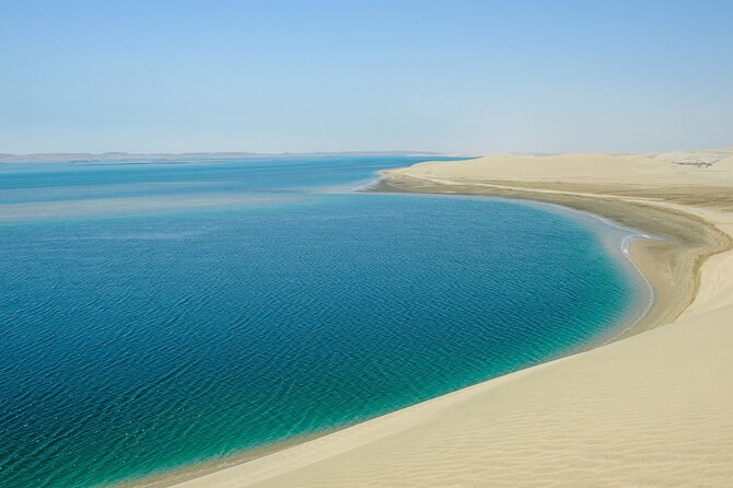 Full Day Qatar North and Desert Safari with pickup - Sealine Beach: camels, falcons, and the first sand