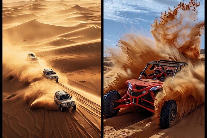 Half Day Safari Tour With Camel Ride and Sand Boarding in Doha - Dune bashing is the main event