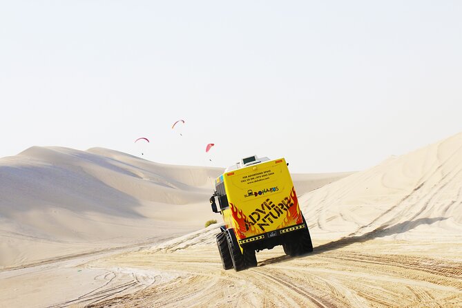 Monster Bus desert adventure: Dune bashing and sandboarding - Why the Monster Bus changes the desert ride