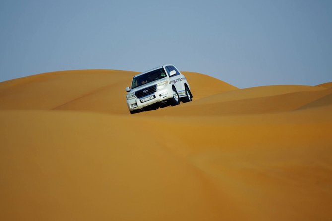 Night Desert Safari | Sand Boarding || Camel Ride || Inland Sea - Sand boarding on the open dunes