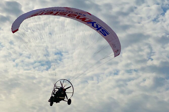 Paratrike Air Tour Doha - The flight itself, from sand to sea