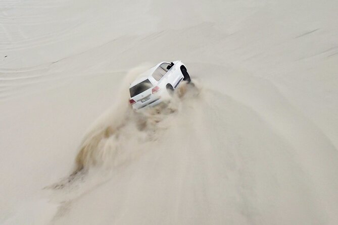Private Full Day Desert Safari Dinner and Camel Ride in Doha - Dune bashing and sandboarding in the open desert