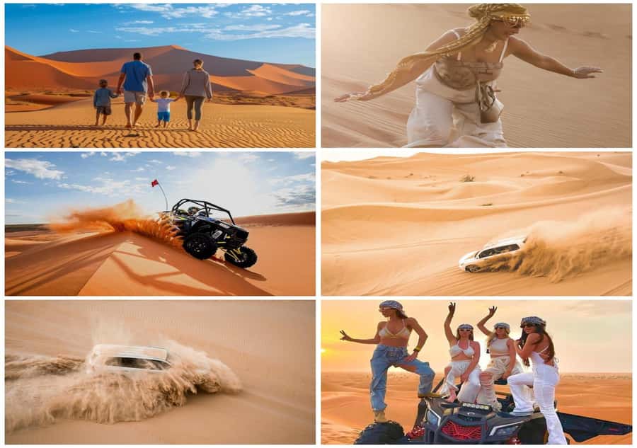Qatar: Desert Safari, Camel Ride, Inland sea, Sandboarding - Dune bashing: Qatar’s main burst of adrenaline