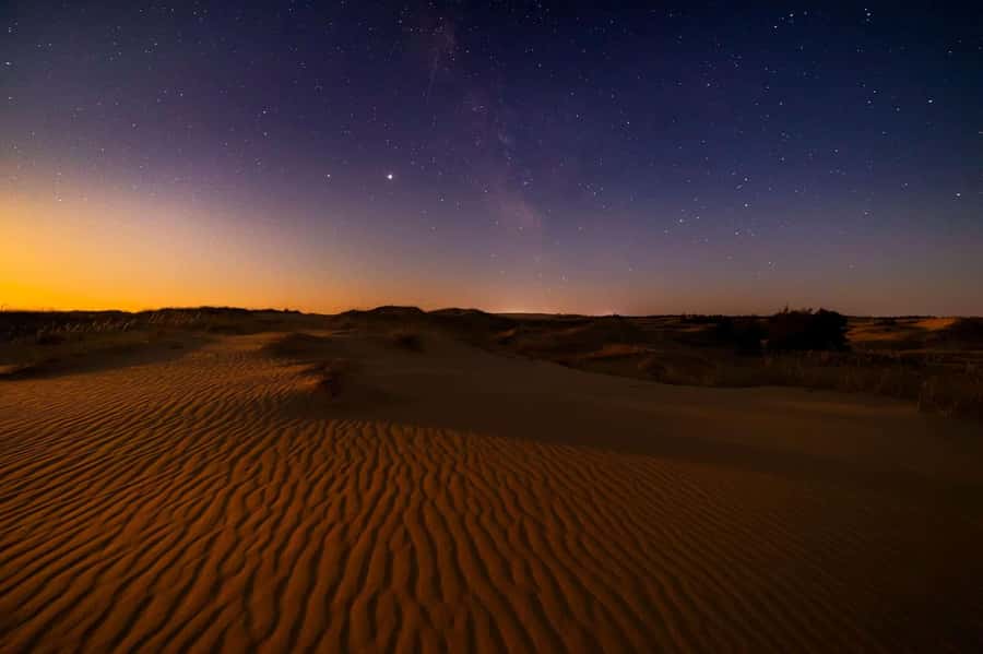 Qatar: Night Desert Safari| Camel Ride| Inland Sea Beach - Dune bashing toward the Inland Sea