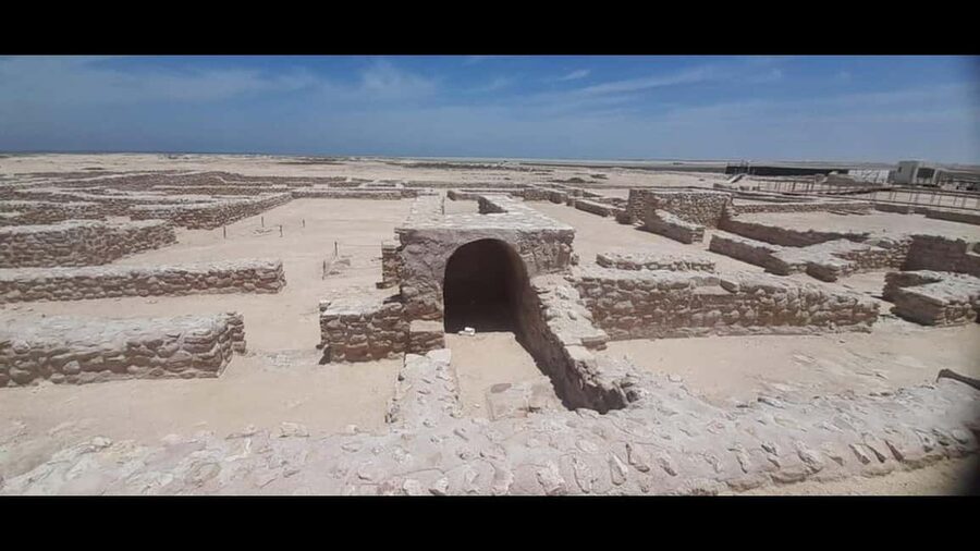 Qatar:North Tour, Purple island, zubara Fort, Jumail village - Al Zubara Fort and the old trading port
