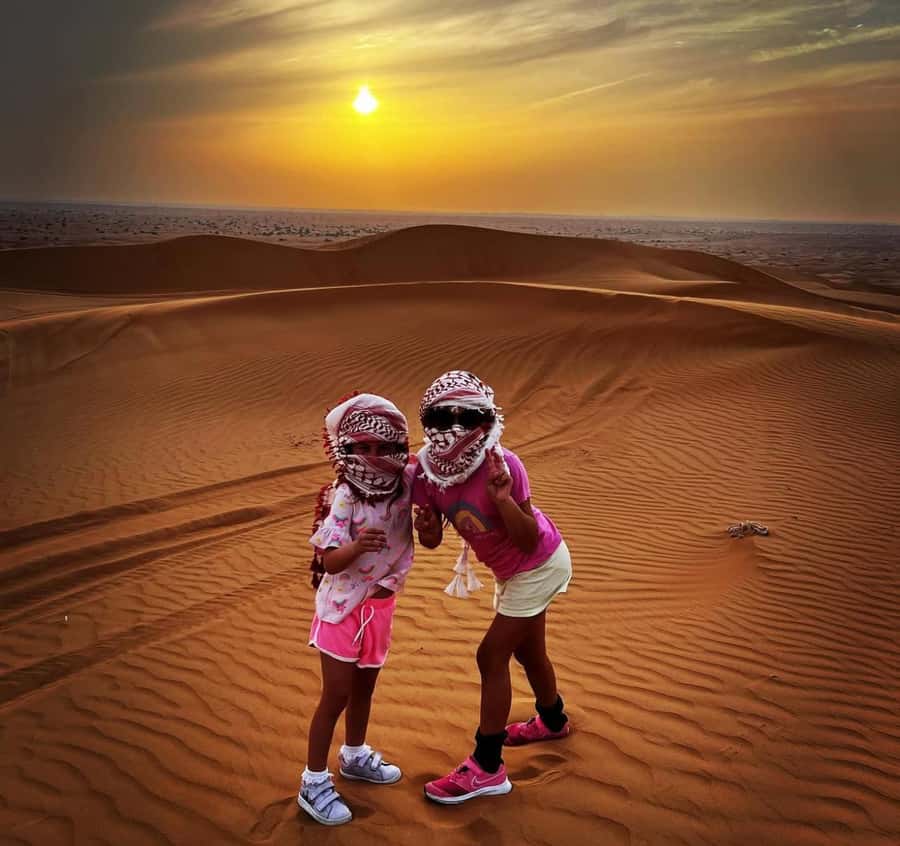 Qatar: Sunset Desert Safari with Camel Ride & Sandboarding - Sunset at Qatar’s Inland Sea