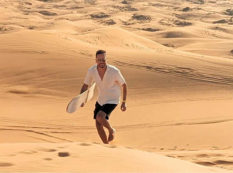 Relax Inland Sea Tour, Desert Safari, Camel Ride, SandBoard - Reaching the Inland Sea Beach