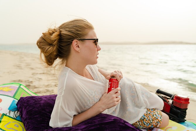 Snack & Chill at the Inland Sea | Desert Safari | Dune Bashing - Khor Al Adaid, where the sea enters the desert