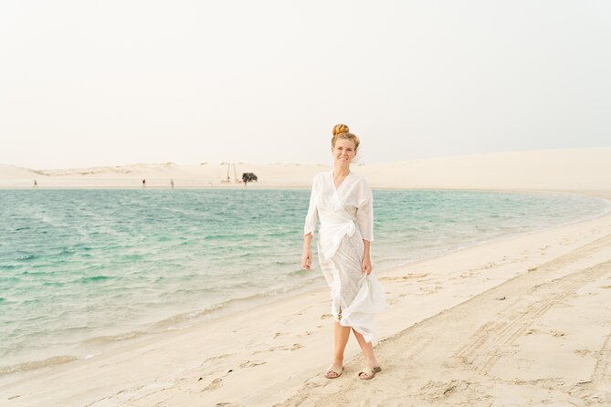 Snack & Chill at the Inland Sea | Desert Safari | Dune Bashing - Swimming, snacking, and the private campsite option