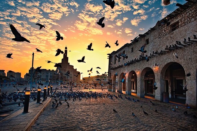 Souq Waqif Through the Eyes of Locals | Walking Tour | Doha City - Camels and Arabian horses in the middle of Doha
