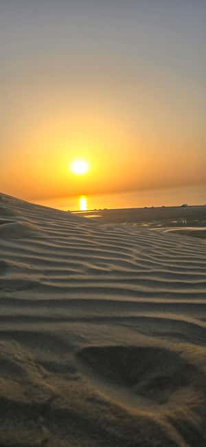 Sunrise or Sunset desert Safari with Sandboarding in Qatar - Leaving Doha Behind in an Air-Conditioned 4x4