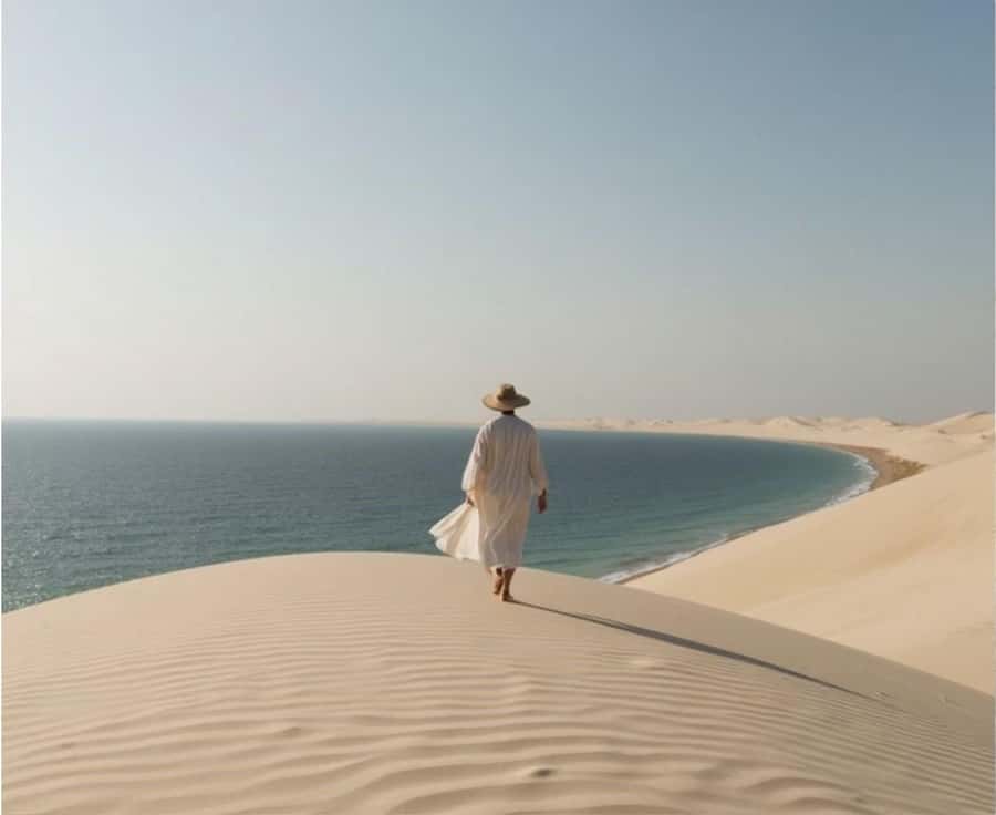Sunrise/Sunset DuneBashing,CamelRide InlandSea &Sandboarding - Why Inland Sea makes this desert trip different