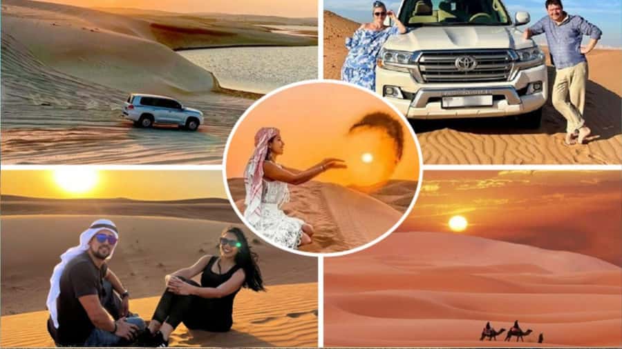 Sunrise/Sunset DuneBashing,CamelRide InlandSea &Sandboarding - Who should book this desert safari?