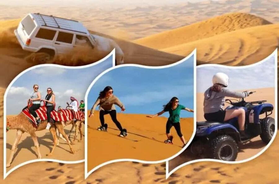 Sunset Desert Safari with Dune Bashing & Inland Sea Views - Mesaieed and the first desert views