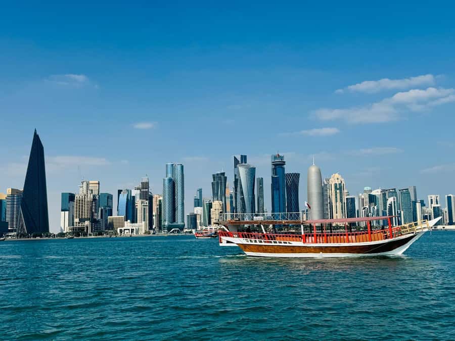 Things To Do In Doha: City Tour, Souq Waqif & Dhow Boat Ride - West Bay’s towers and Burj Qatar