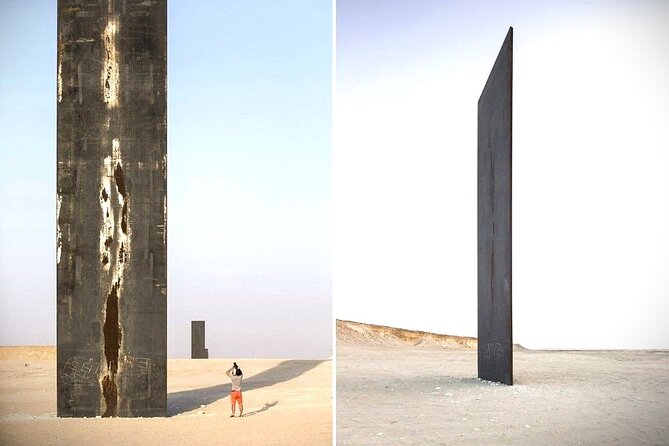 West Coast tour, Zekreet, Richard Serra Sculpture, Mushroom Rock Formation - Mushroom Rock formations and the access question