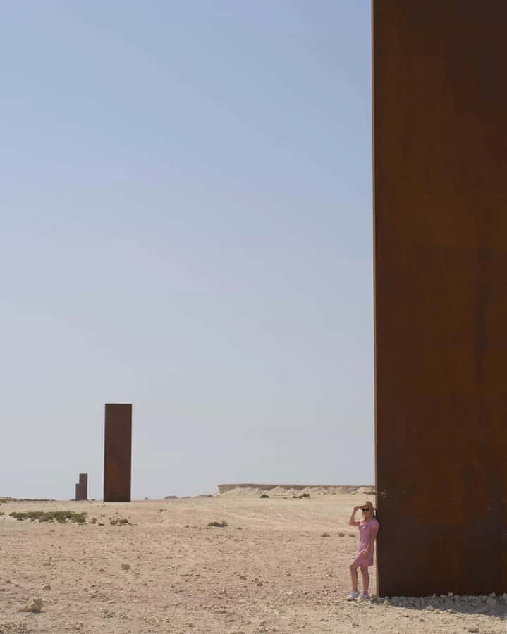 West of Qatar Richard Serra, Mushroom Hills, CamelRace track - Is $49 good value?